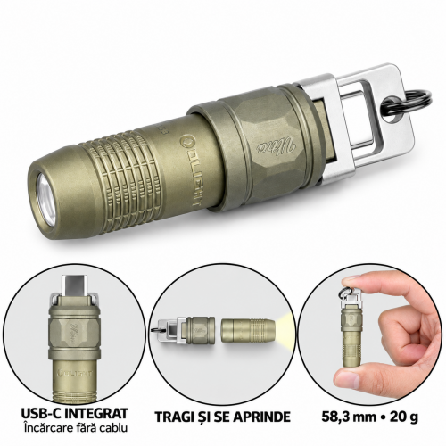 Lanterna breloc Olight iUltra USB