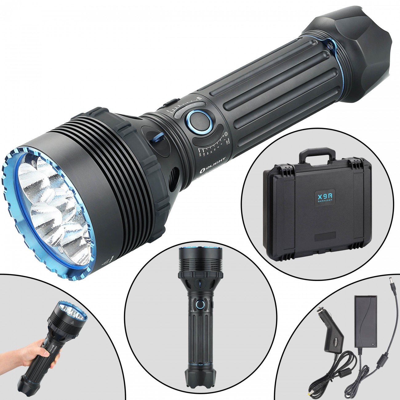 Lanterna led reincarcabila Olight X9R | Lanterne Olight Romania