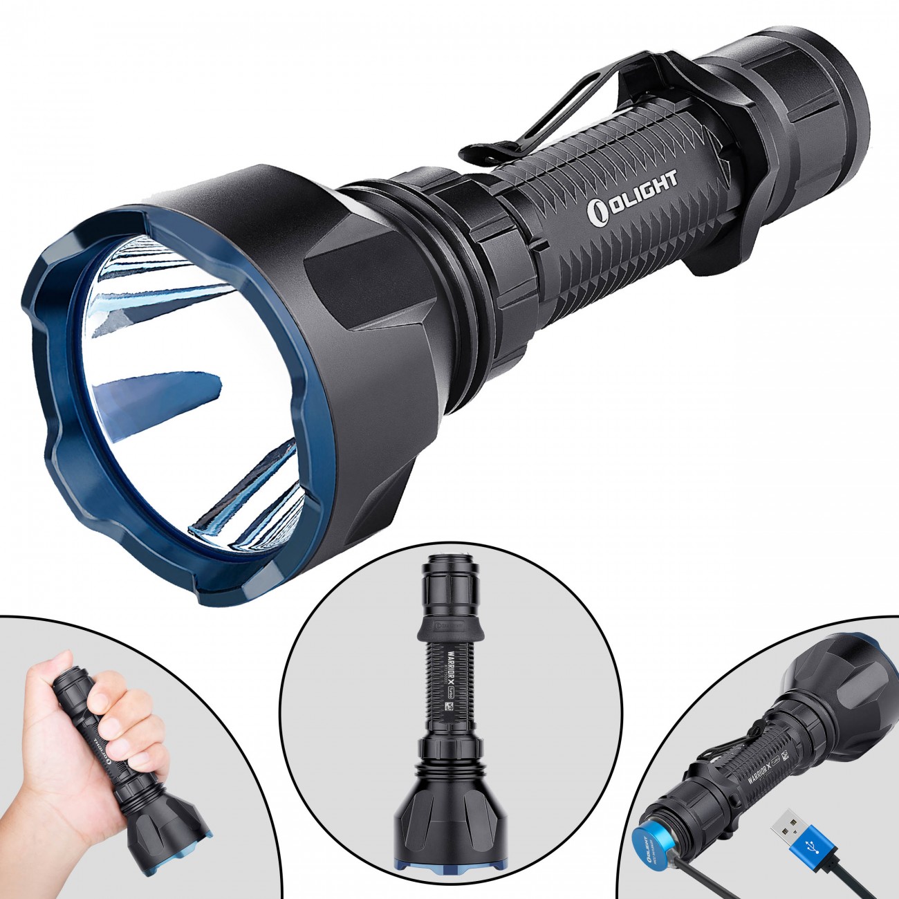 【新品】 OLIGHT Warrior X Turbo LED フラッシュライト Lanterna Olight Warrior X TURBO | Lanterne de vanatoare si tactice