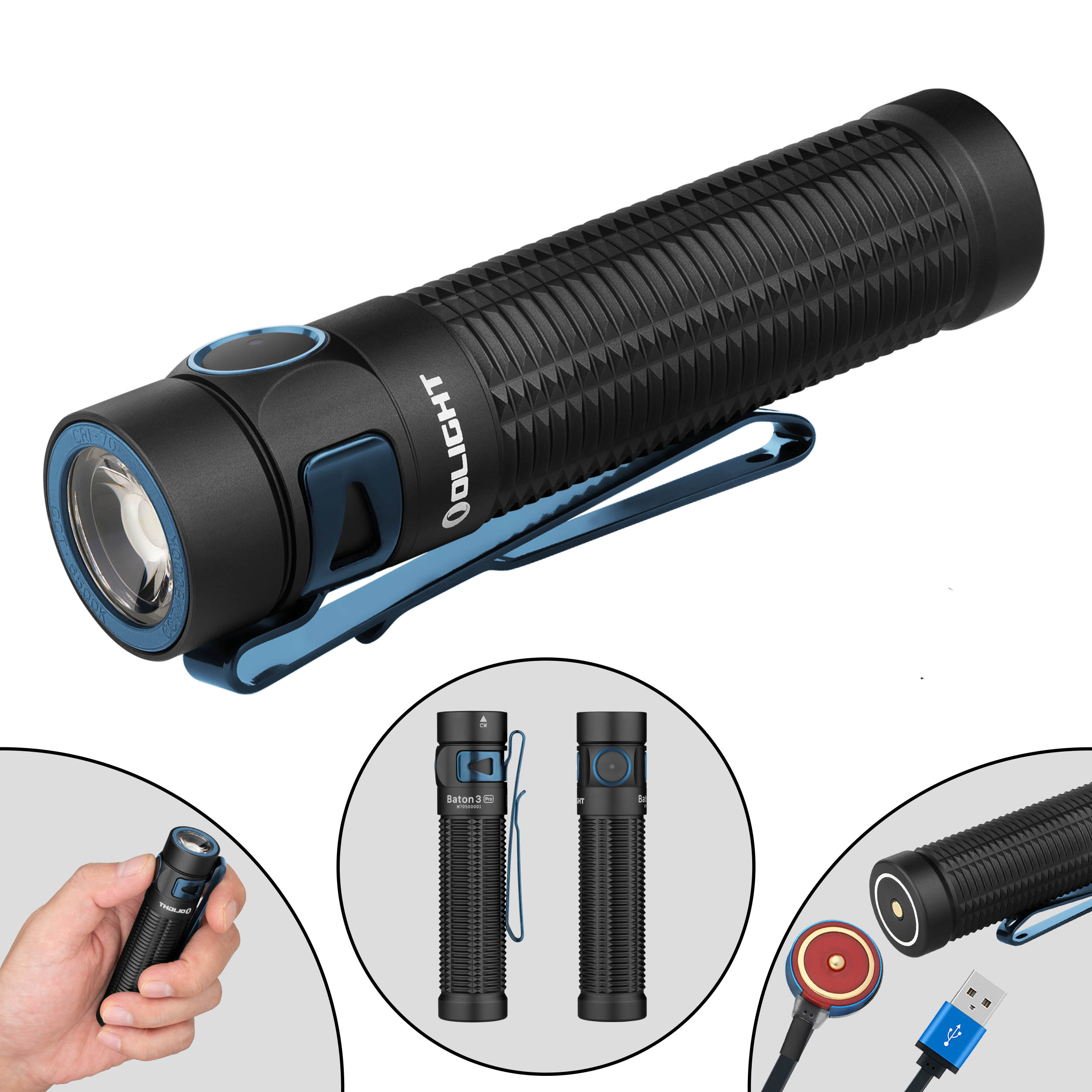 オーライト Baton 3 Pro Cu Limited Edition Lanterna led Olight Baton pro