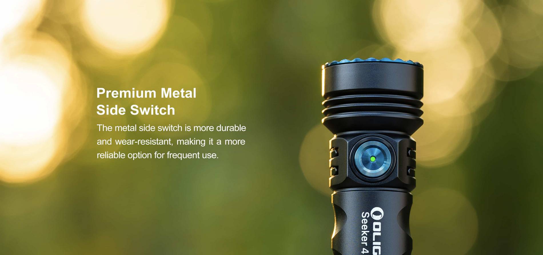 Buton lateral metalic