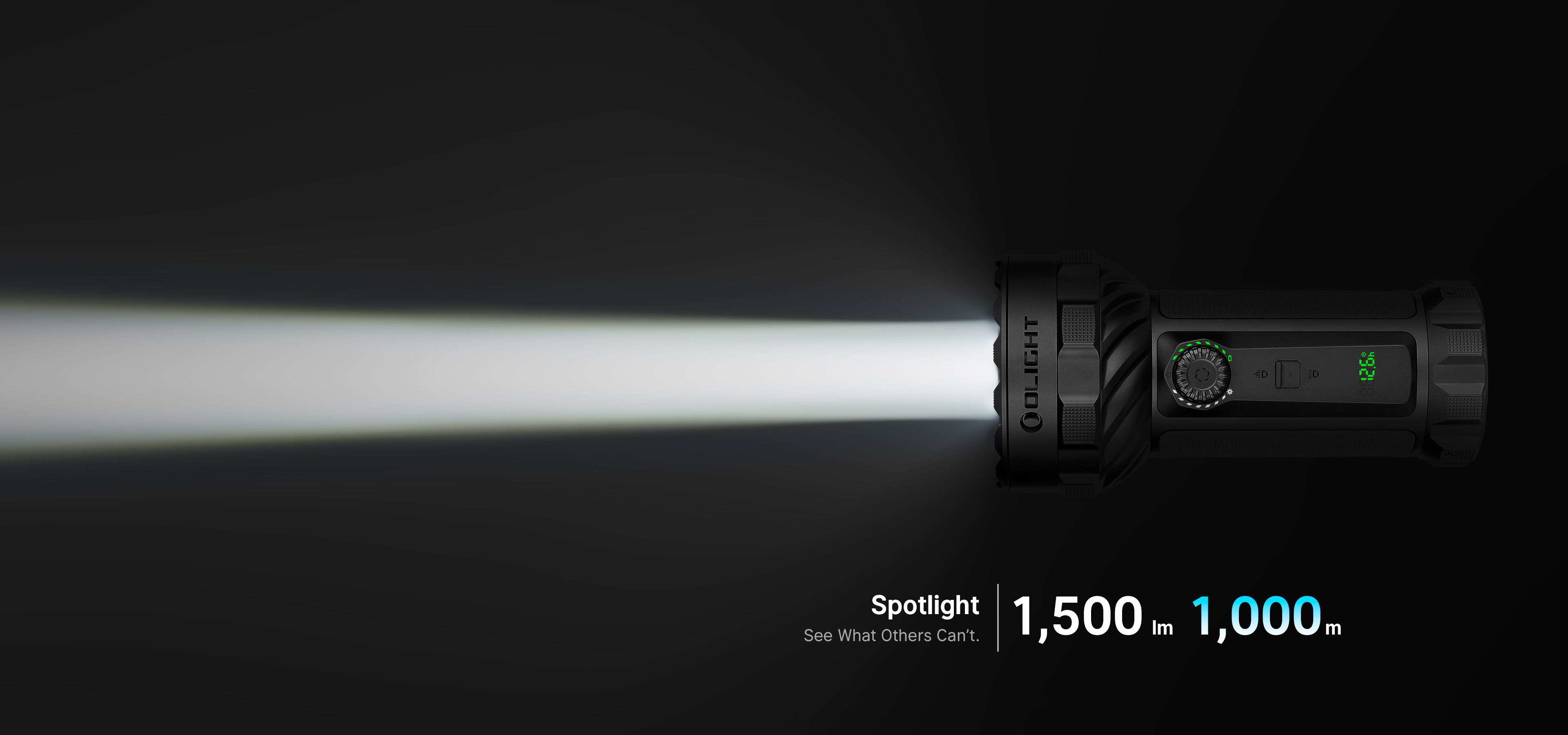 Marauder 3: fascicul concentrat de 1500 lumeni, distanta maxima 1000 metri