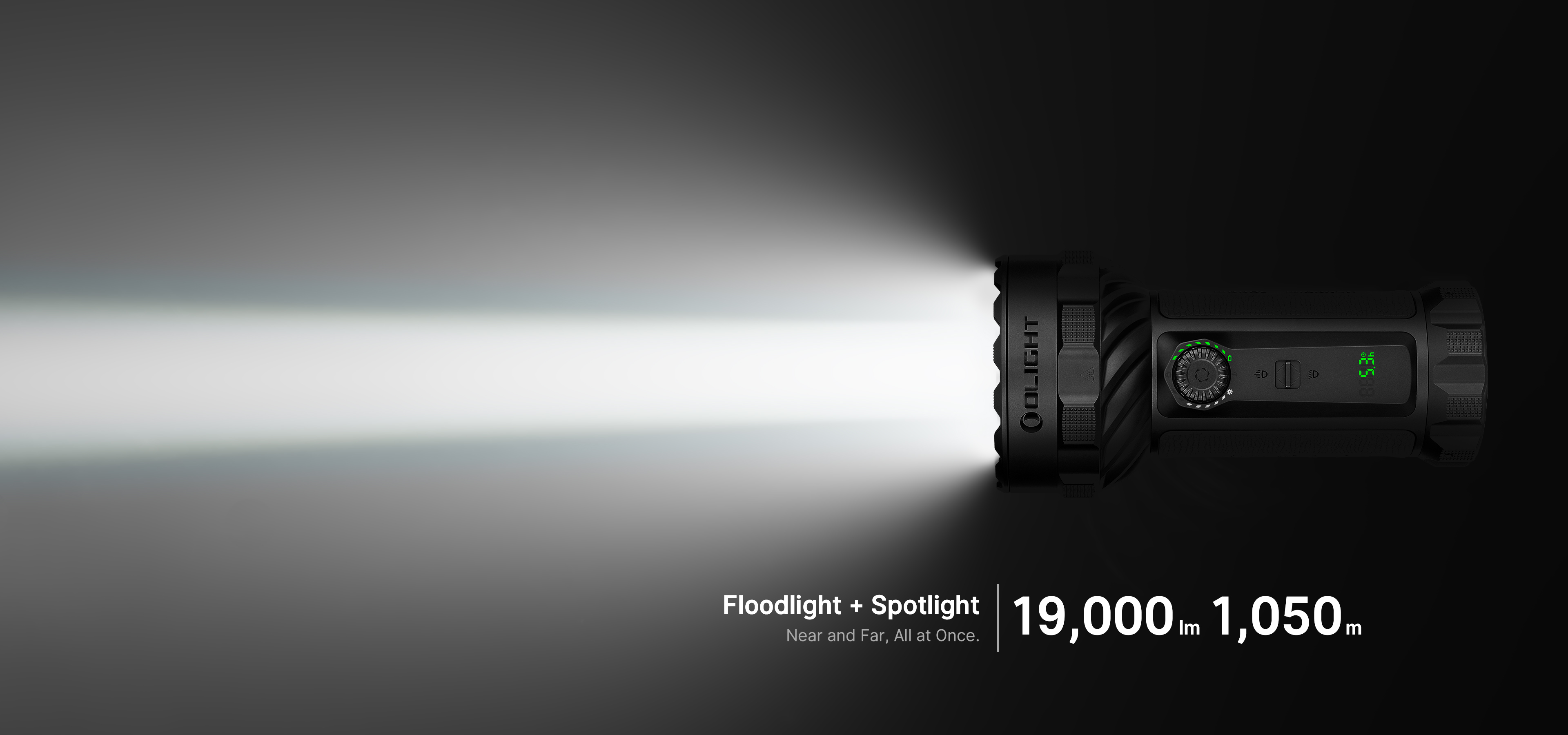 Marauder 3: lumina dispersata si concentrata simultan, 19000 lumeni si 1050 metri